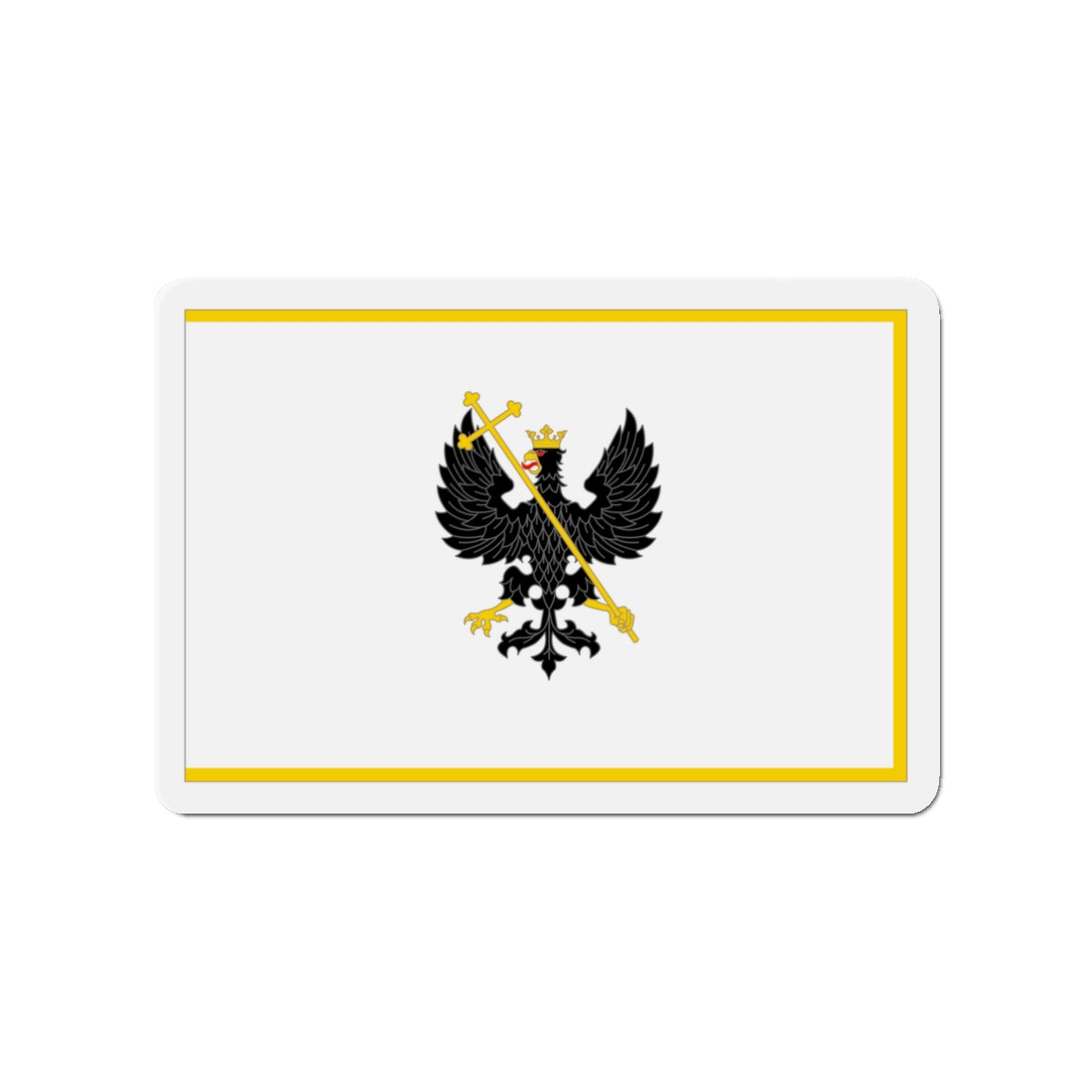 Flag of Chernihiv Ukraine - Die-Cut Magnet-3" x 3"-The Sticker Space