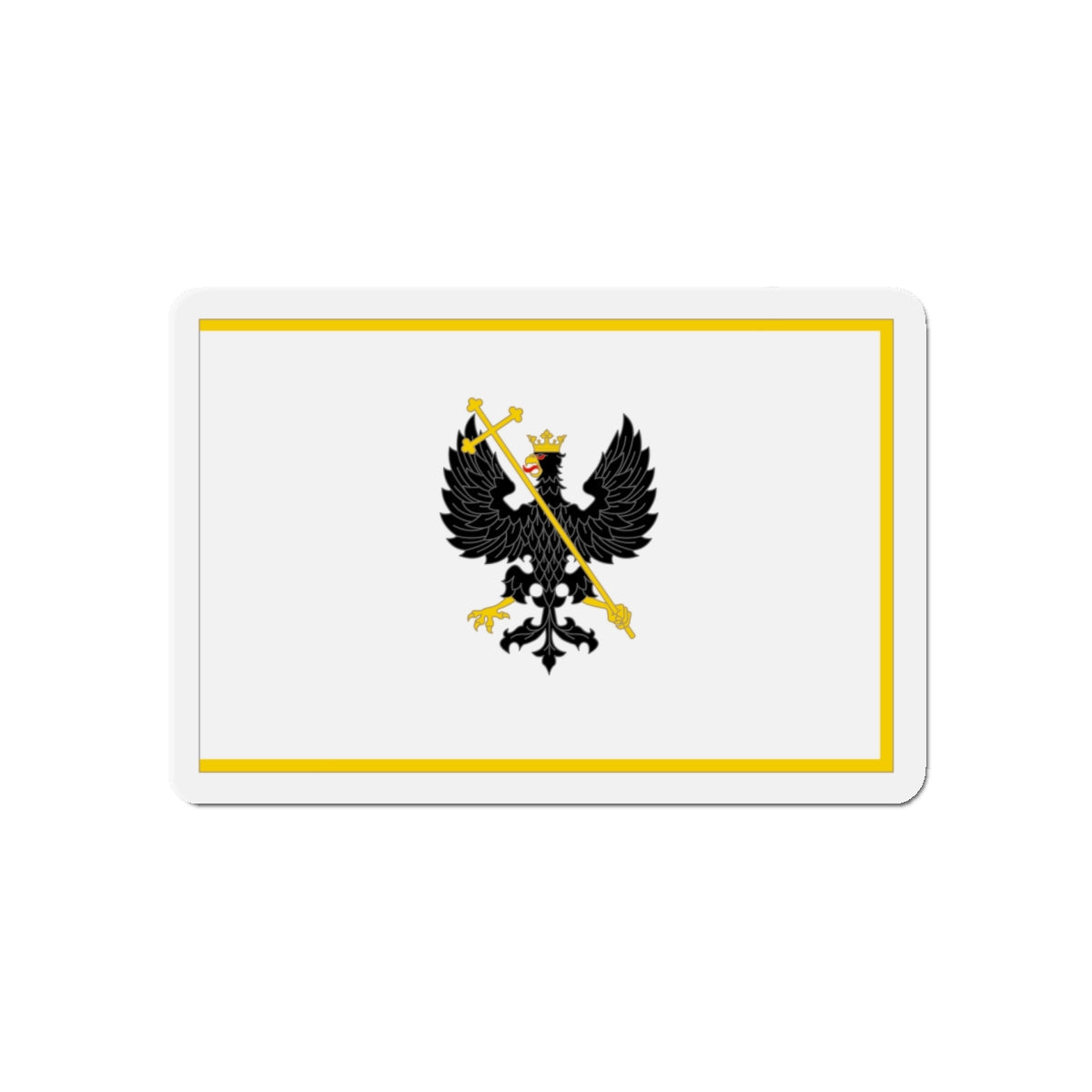 Flag of Chernihiv Ukraine - Die-Cut Magnet-5" x 5"-The Sticker Space