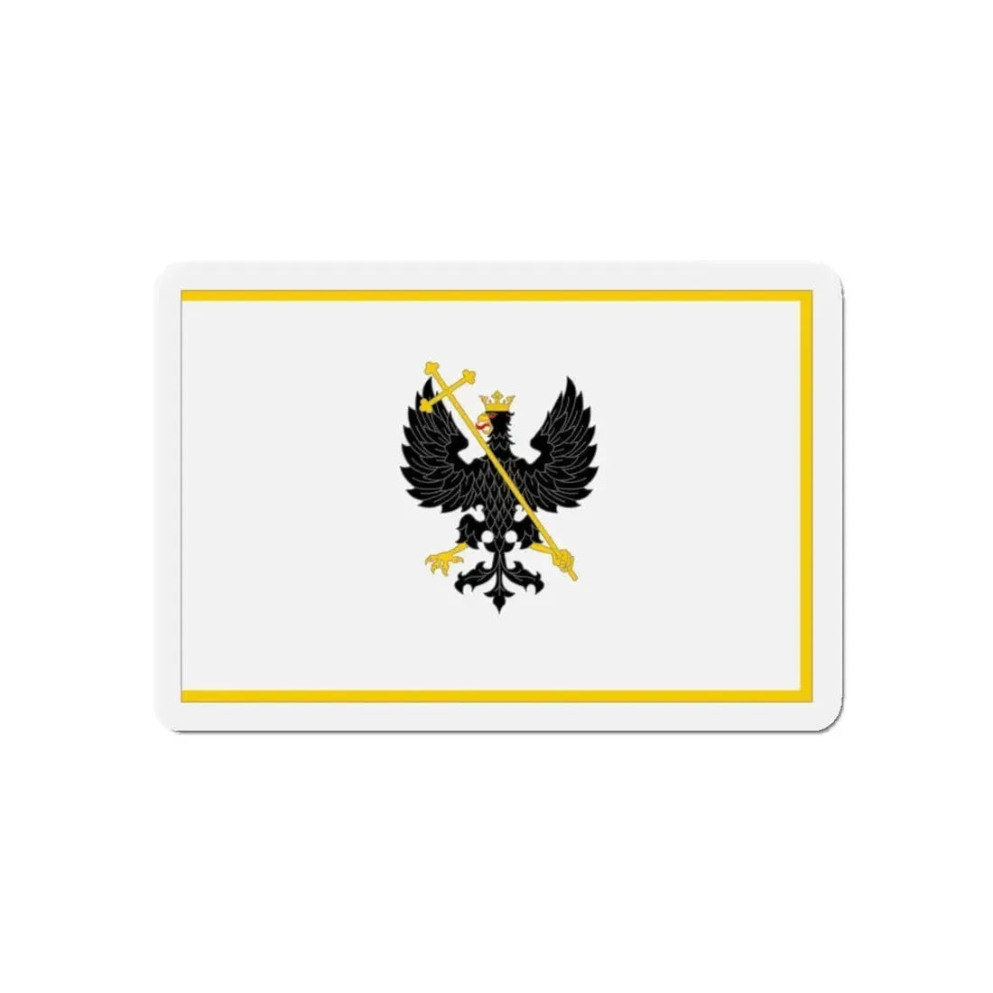 Flag of Chernihiv Ukraine - Refrigerator Magnet 5 Inch - The Sticker Space