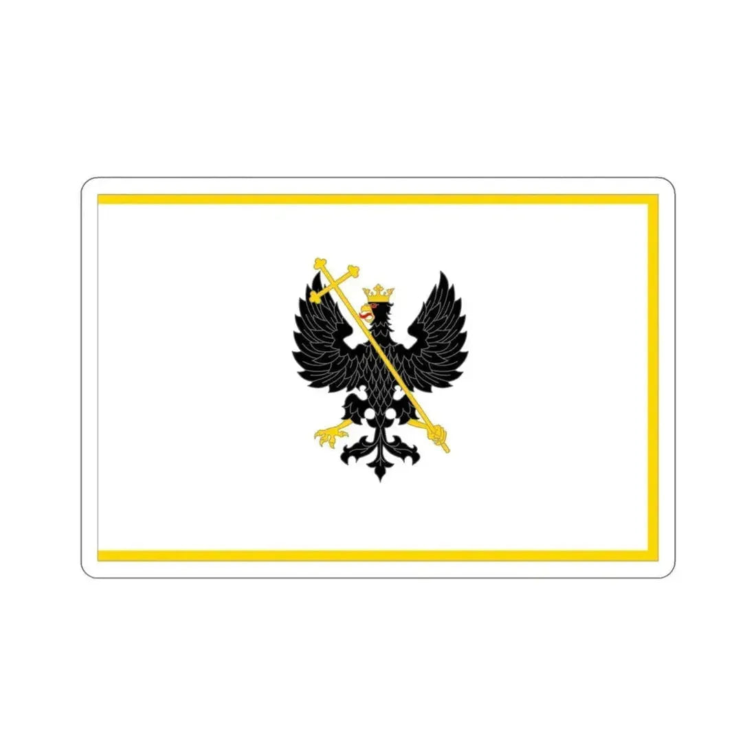 Flag of Chernihiv Ukraine STICKER Vinyl Die-Cut Decal 4 Inch - The Sticker Space