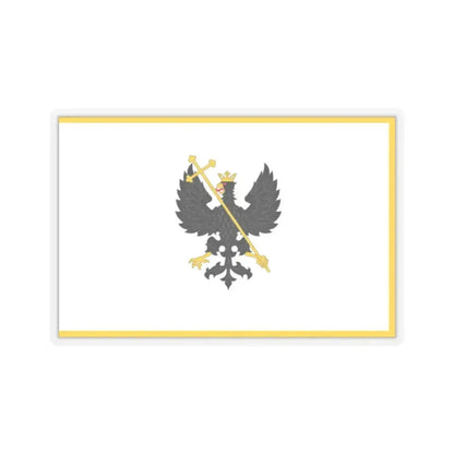Flag of Chernihiv Ukraine - STICKER Vinyl Kiss-Cut Decal 2 Inch Transparent - The Sticker Space