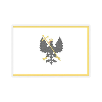 Flag of Chernihiv Ukraine - STICKER Vinyl Kiss-Cut Decal 3 Inch Transparent - The Sticker Space