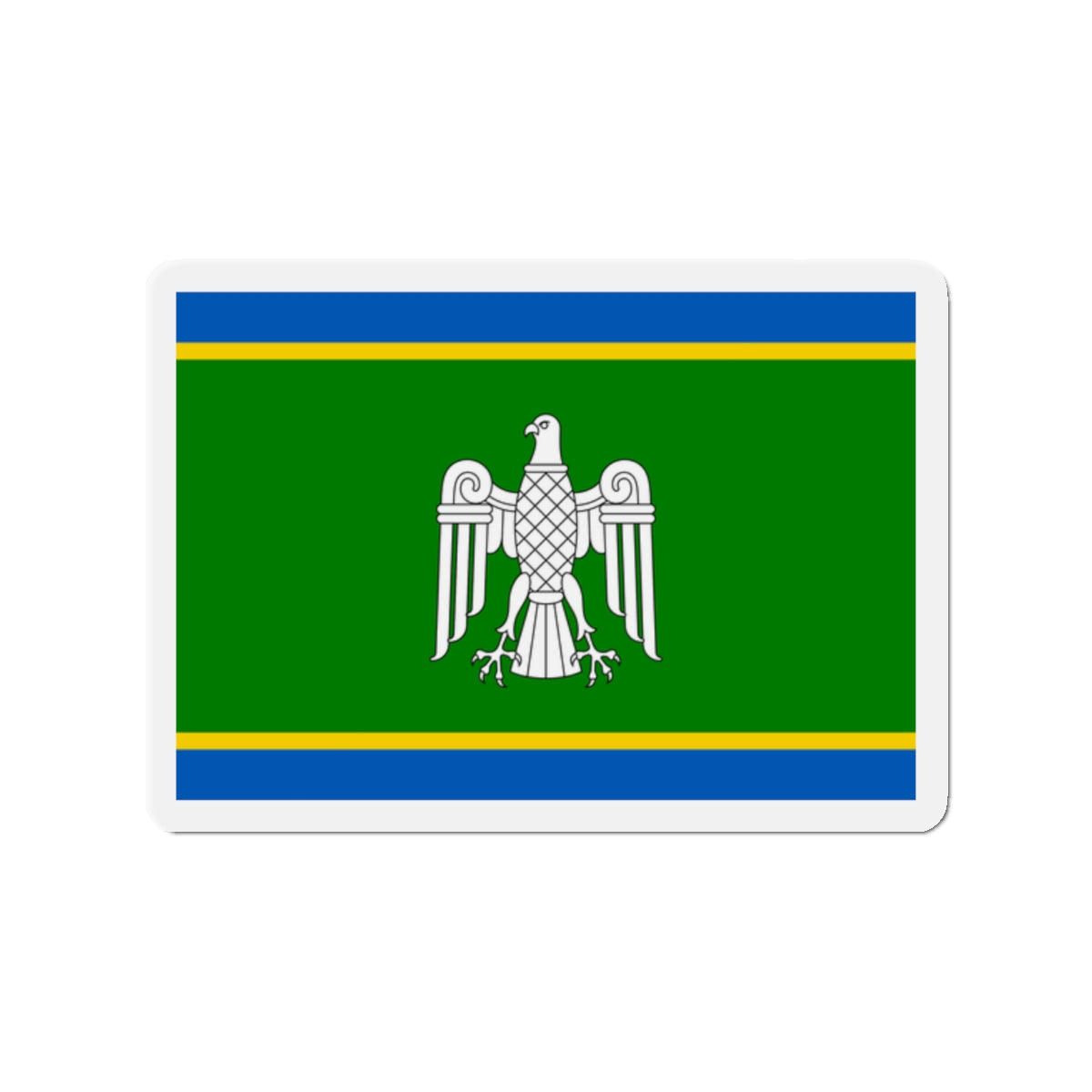 Flag of Chernivtsi Oblast Ukraine - Die-Cut Magnet-2" x 2"-The Sticker Space