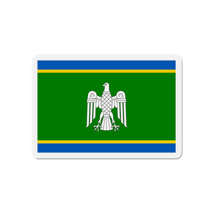 Flag of Chernivtsi Oblast Ukraine - Die-Cut Magnet-4" x 4"-The Sticker Space