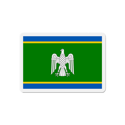 Flag of Chernivtsi Oblast Ukraine - Die-Cut Magnet-6 × 6"-The Sticker Space