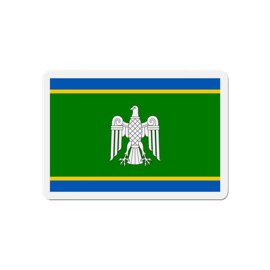 Flag of Chernivtsi Oblast Ukraine - Die-Cut Magnet-6 × 6"-The Sticker Space