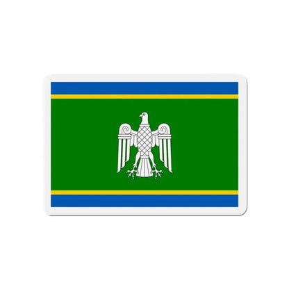 Flag of Chernivtsi Oblast Ukraine - Refrigerator Magnet 4 Inch - The Sticker Space