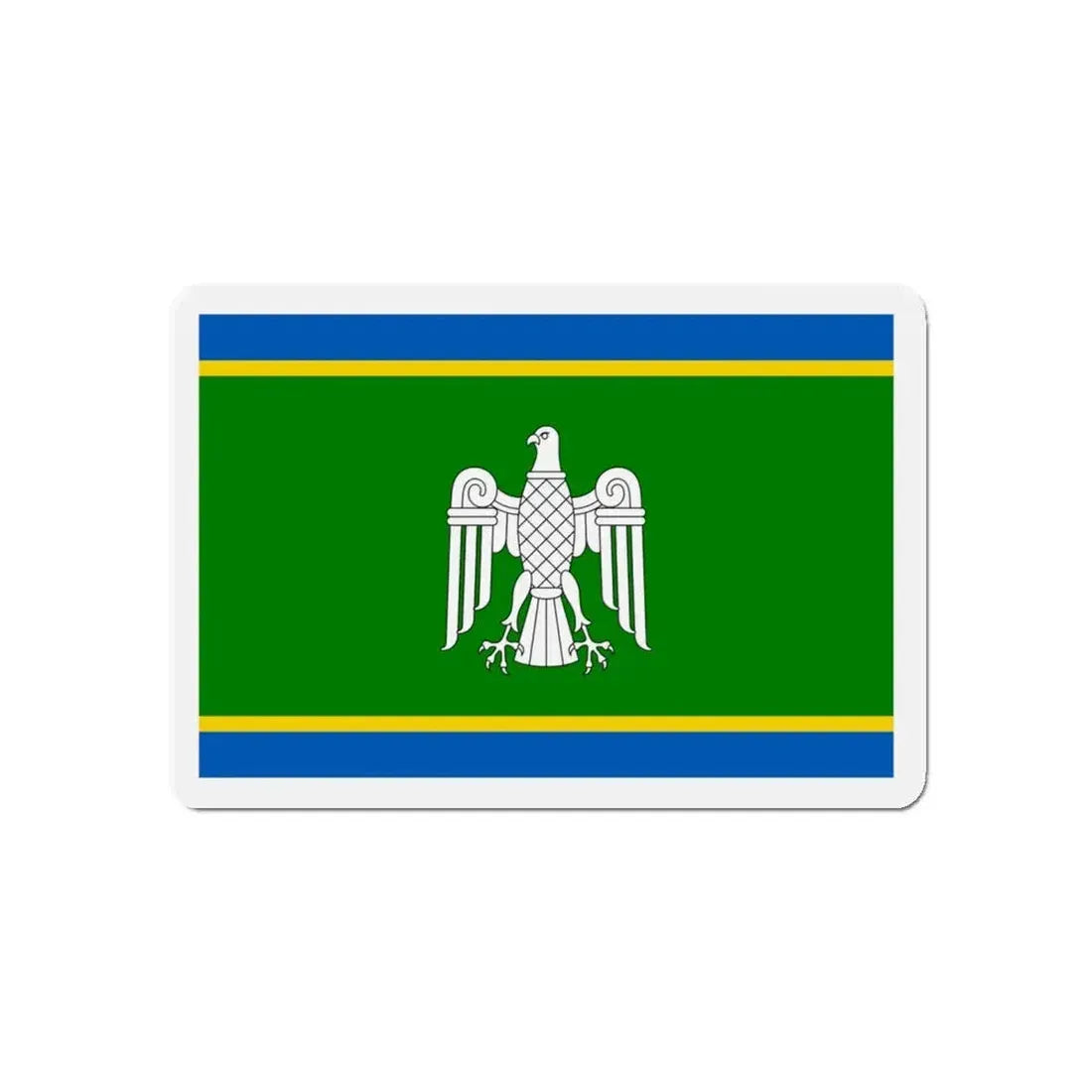 Flag of Chernivtsi Oblast Ukraine - Refrigerator Magnet 5 Inch - The Sticker Space