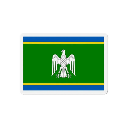 Flag of Chernivtsi Oblast Ukraine - Refrigerator Magnet 5 Inch - The Sticker Space