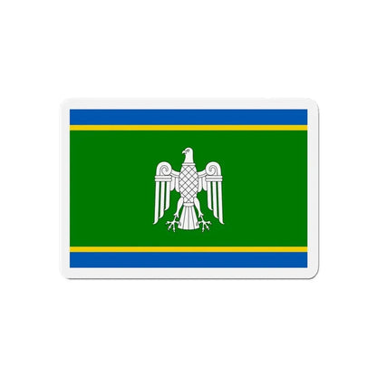 Flag of Chernivtsi Oblast Ukraine - Refrigerator Magnet 6 Inch - The Sticker Space