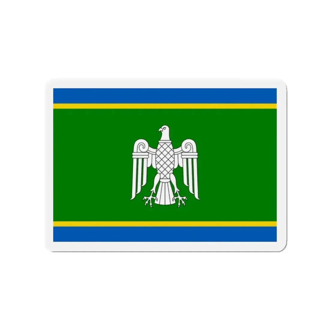 Flag of Chernivtsi Oblast Ukraine - Refrigerator Magnet - The Sticker Space