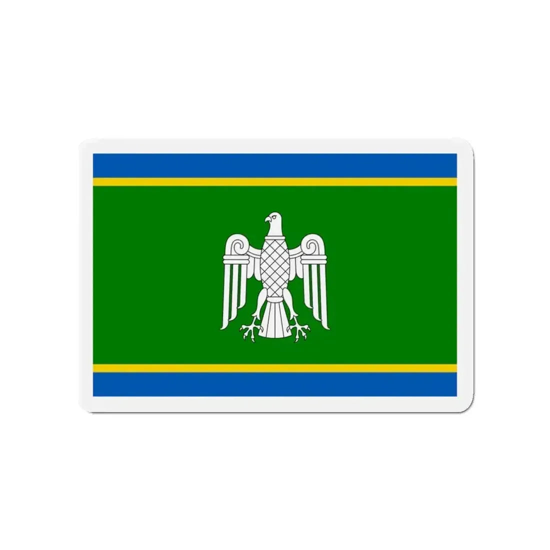 Flag of Chernivtsi Oblast Ukraine - Refrigerator Magnet - The Sticker Space