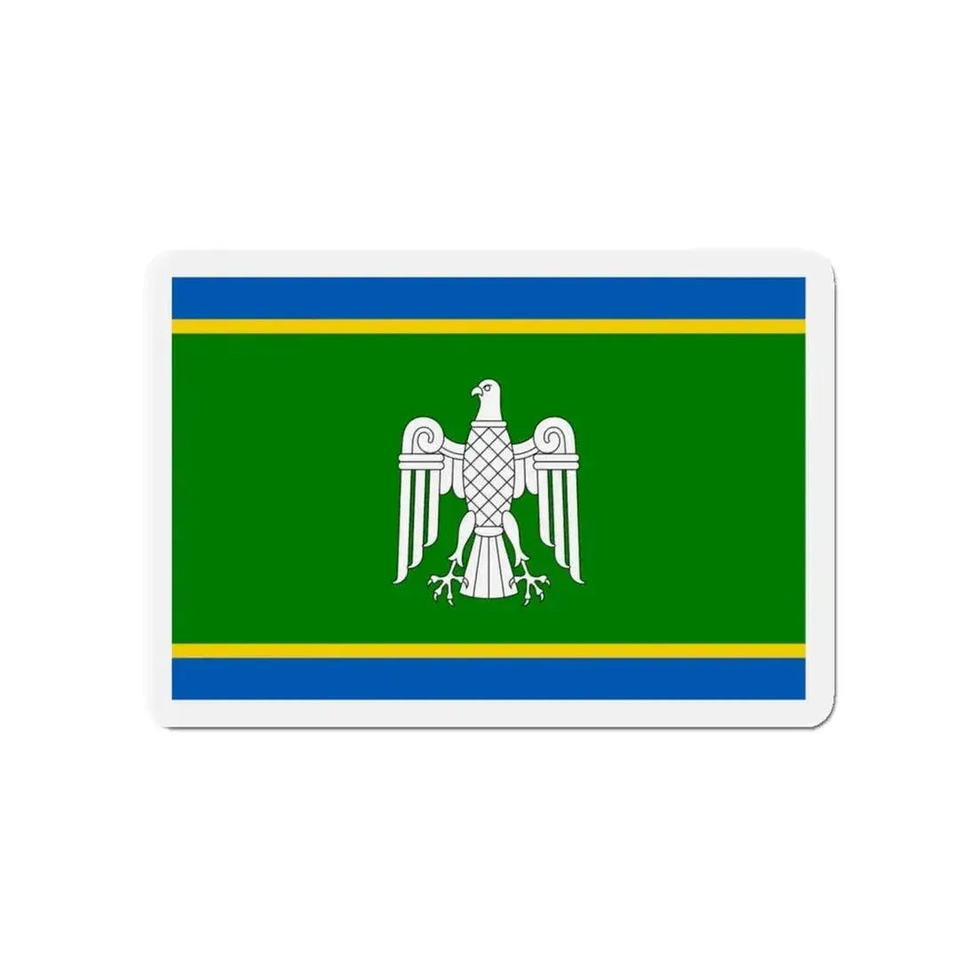 Flag of Chernivtsi Oblast Ukraine - Refrigerator Magnet - The Sticker Space