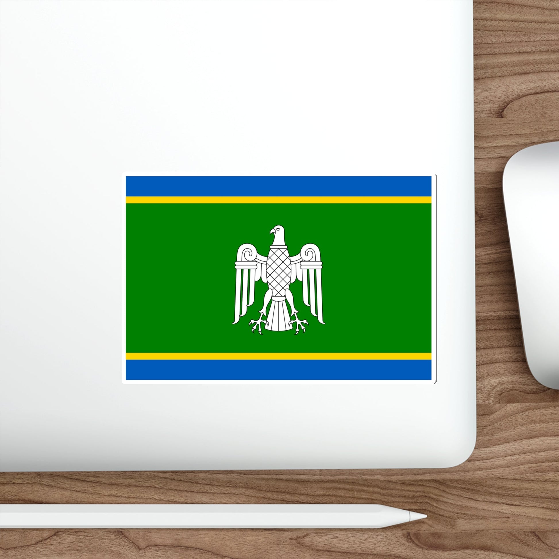 Flag of Chernivtsi Oblast Ukraine STICKER Vinyl Die-Cut Decal-The Sticker Space