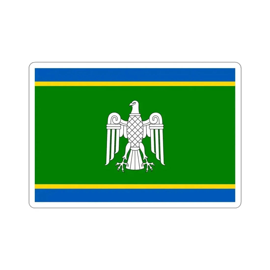 Flag of Chernivtsi Oblast Ukraine STICKER Vinyl Die-Cut Decal 3 Inch - The Sticker Space
