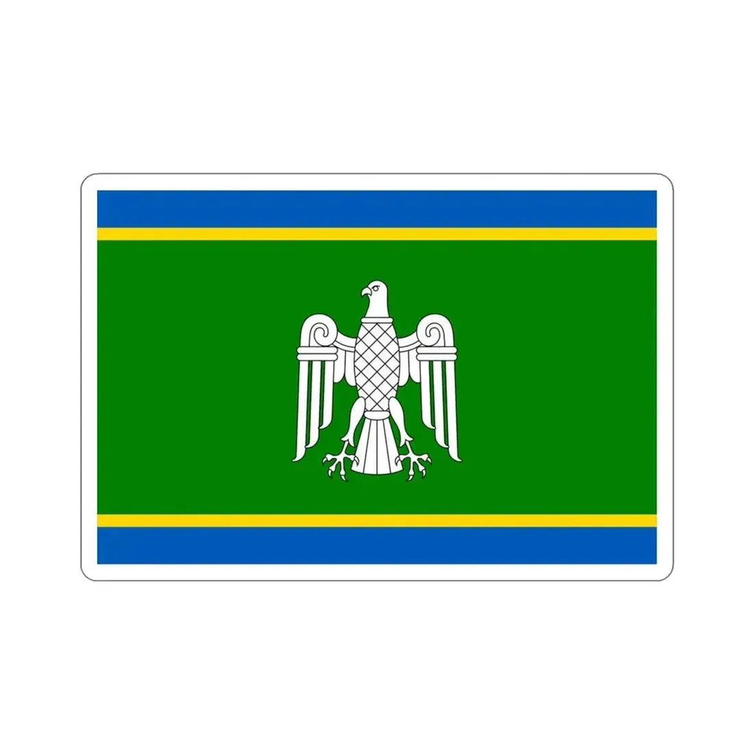 Flag of Chernivtsi Oblast Ukraine STICKER Vinyl Die-Cut Decal 3 Inch - The Sticker Space