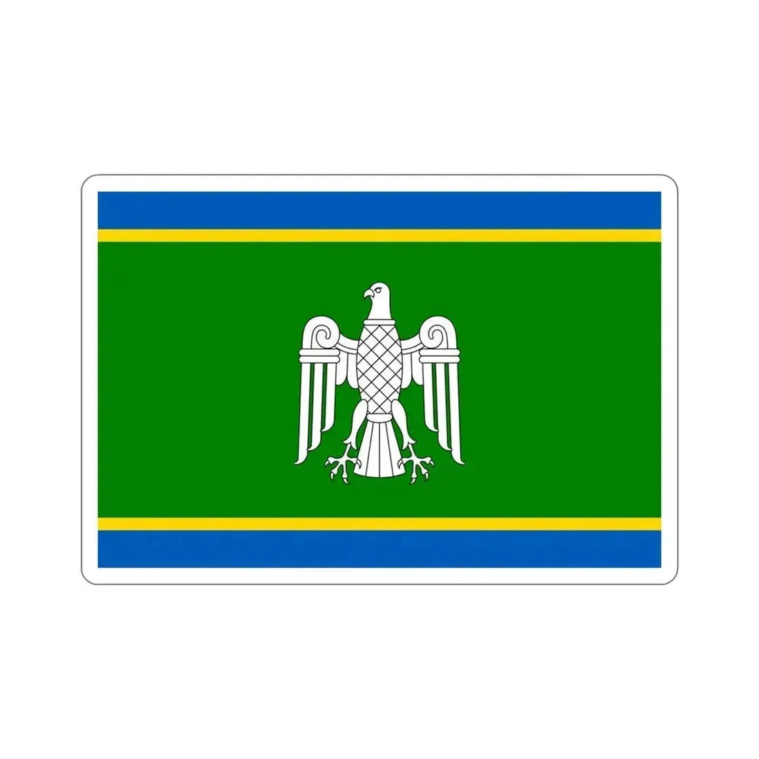 Flag of Chernivtsi Oblast Ukraine STICKER Vinyl Die-Cut Decal 4 Inch - The Sticker Space