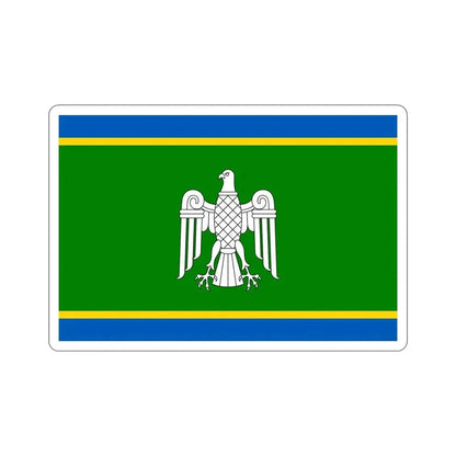 Flag of Chernivtsi Oblast Ukraine STICKER Vinyl Die-Cut Decal 6 Inch - The Sticker Space