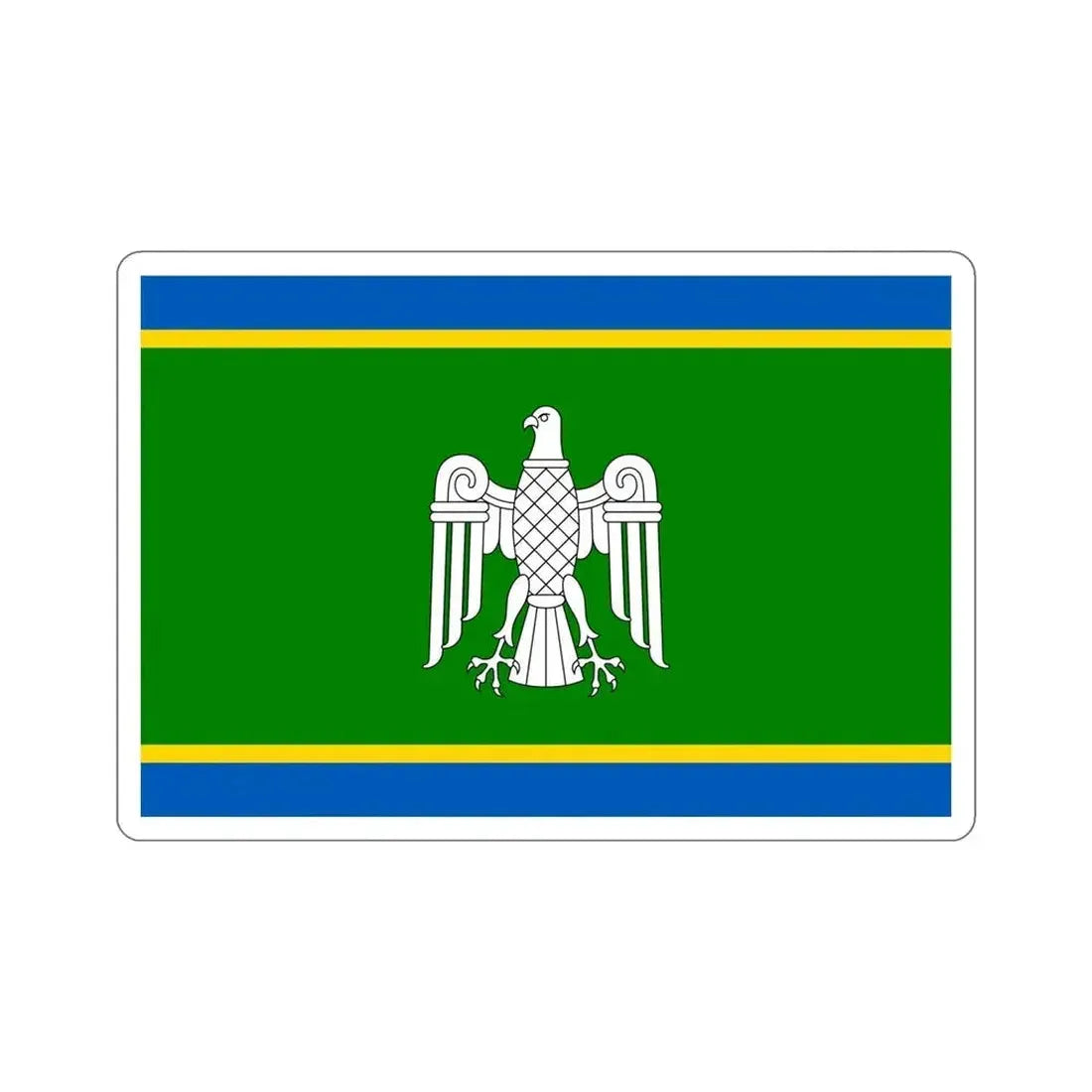 Flag of Chernivtsi Oblast Ukraine STICKER Vinyl Die-Cut Decal - The Sticker Space