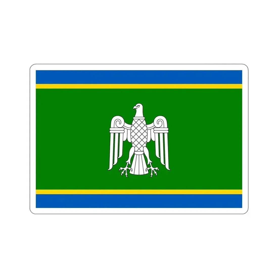 Flag of Chernivtsi Oblast Ukraine STICKER Vinyl Die-Cut Decal - The Sticker Space