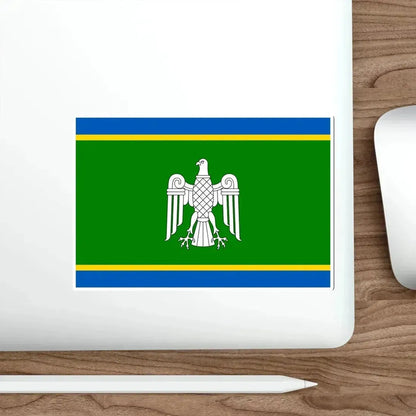 Flag of Chernivtsi Oblast Ukraine STICKER Vinyl Die-Cut Decal - The Sticker Space