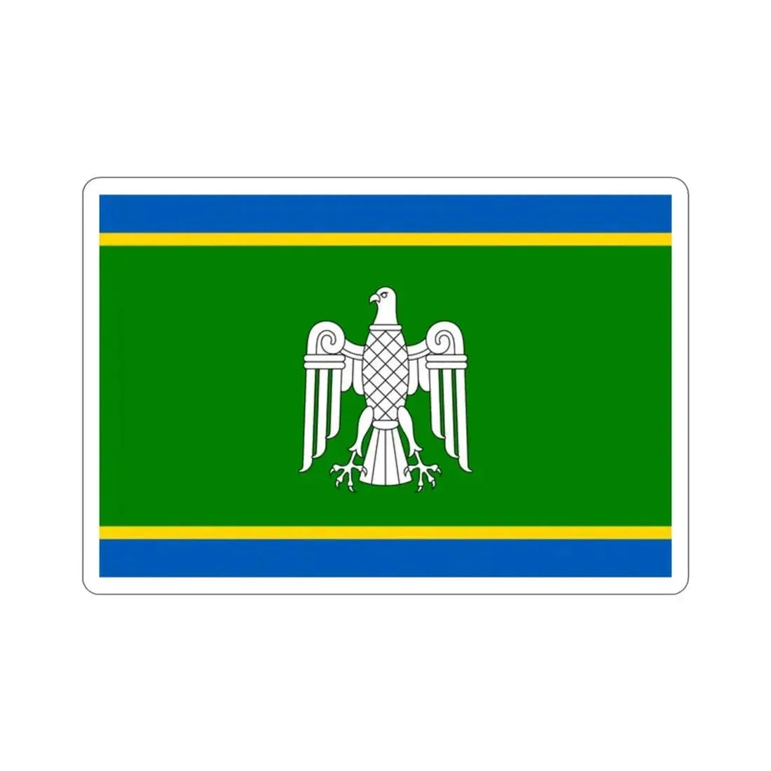 Flag of Chernivtsi Oblast Ukraine STICKER Vinyl Die-Cut Decal - The Sticker Space