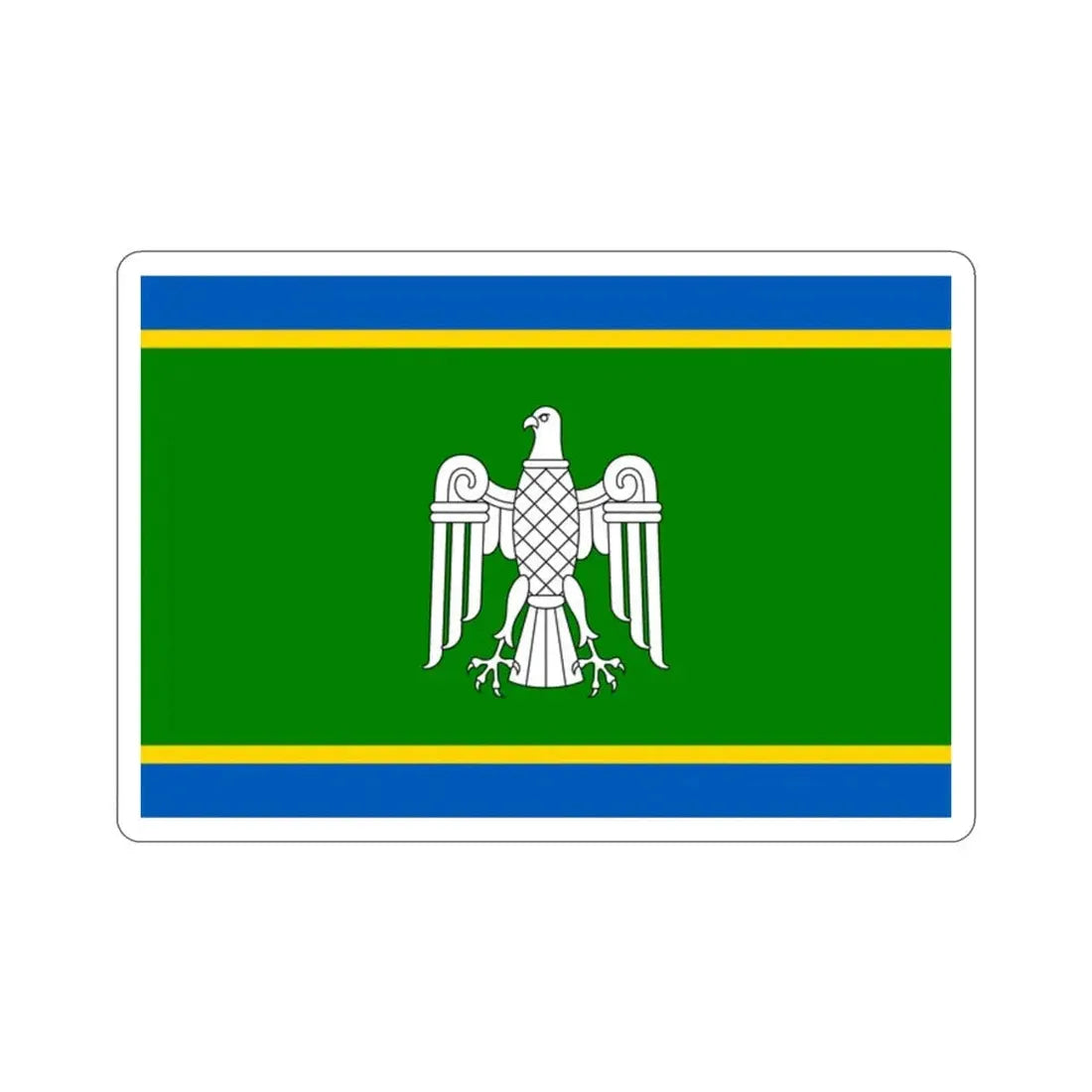 Flag of Chernivtsi Oblast Ukraine STICKER Vinyl Die-Cut Decal - The Sticker Space