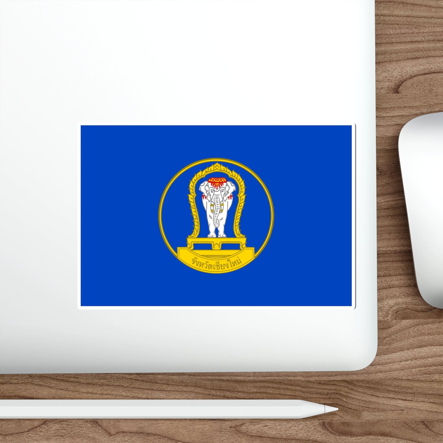 Flag of Chiang Mai Province Thailand STICKER Vinyl Die-Cut Decal-The Sticker Space