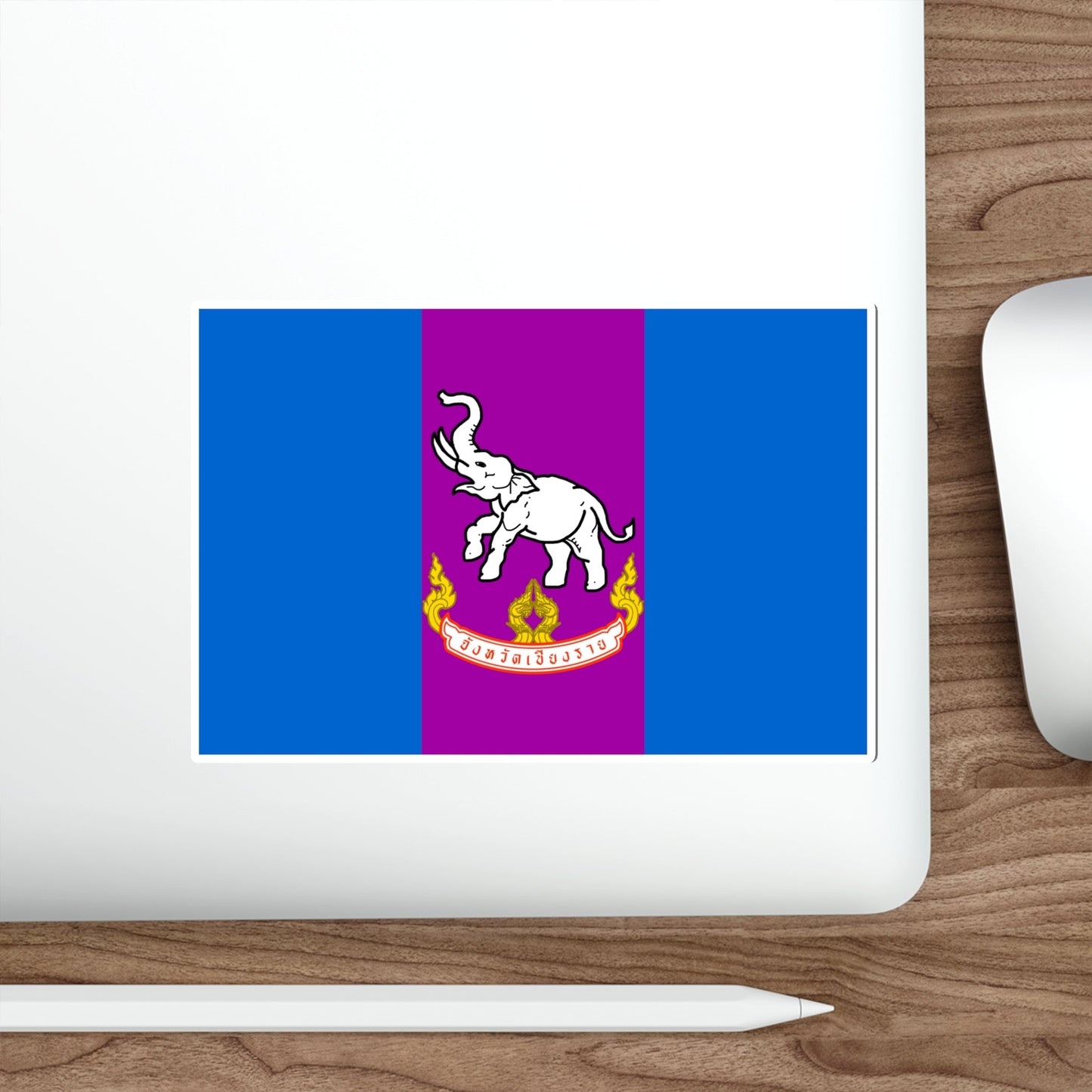 Flag of Chiang Rai Province Thailand STICKER Vinyl Die-Cut Decal-The Sticker Space