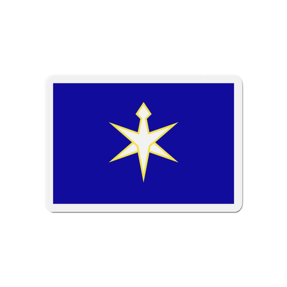 Flag of Chiba Prefecture Japan - Die-Cut Magnet-6 × 6"-The Sticker Space