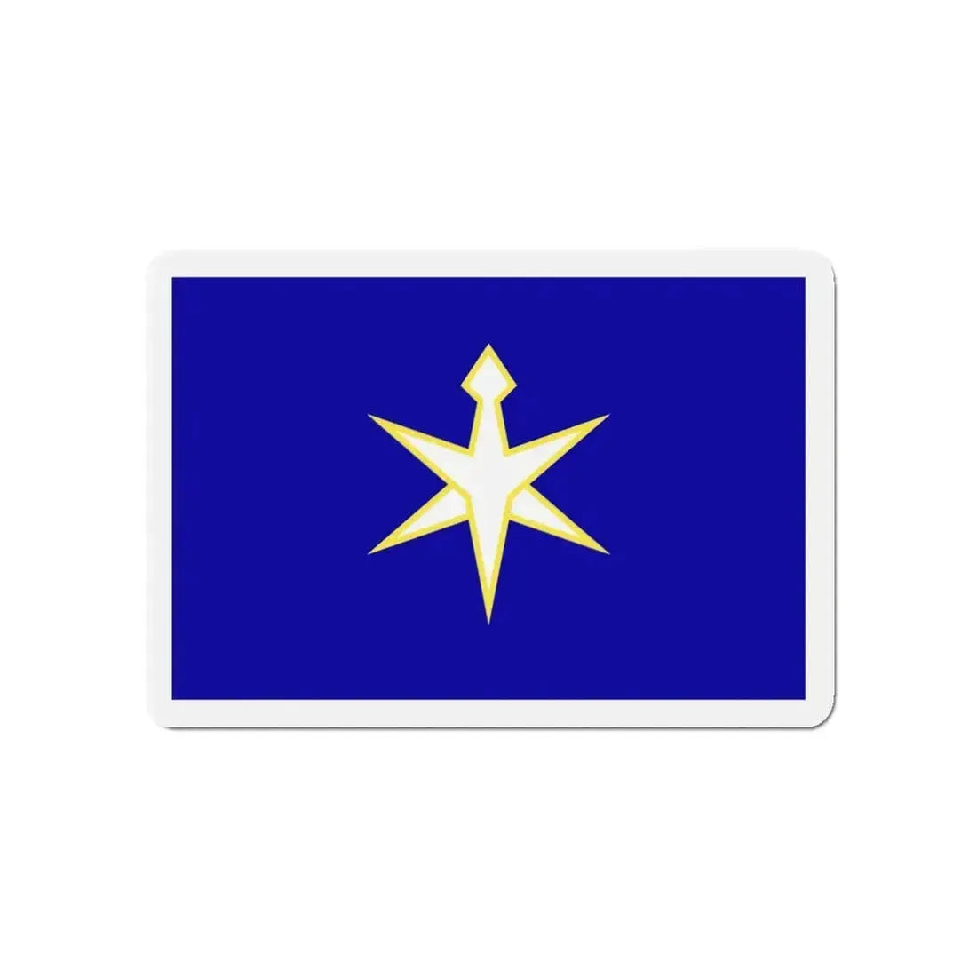 Flag of Chiba Prefecture Japan - Refrigerator Magnet 4 Inch - The Sticker Space