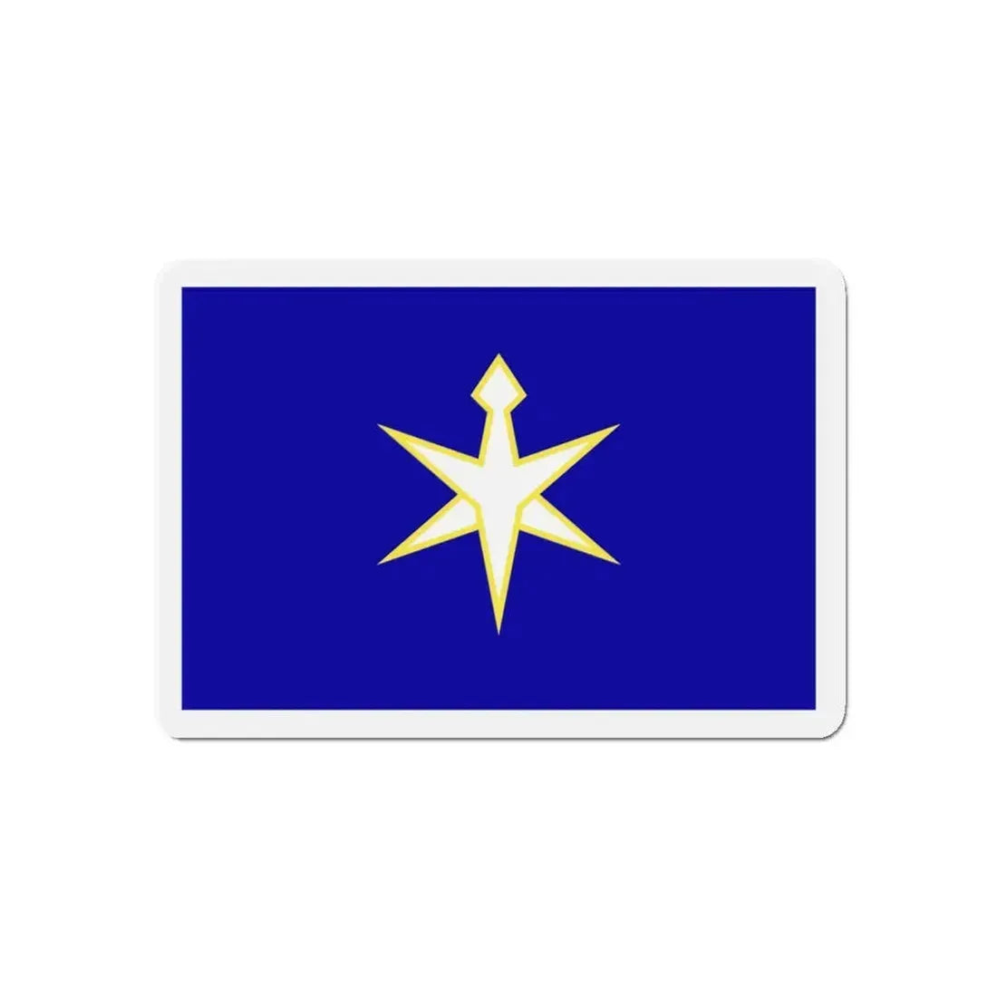 Flag of Chiba Prefecture Japan - Refrigerator Magnet 5 Inch - The Sticker Space