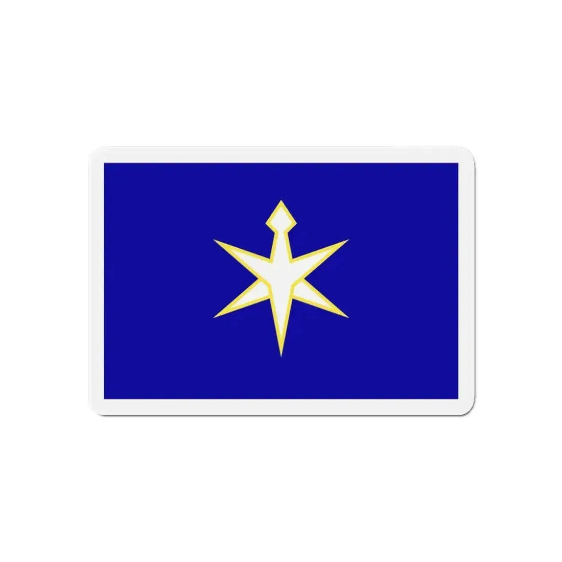 Flag of Chiba Prefecture Japan - Refrigerator Magnet 6 Inch - The Sticker Space