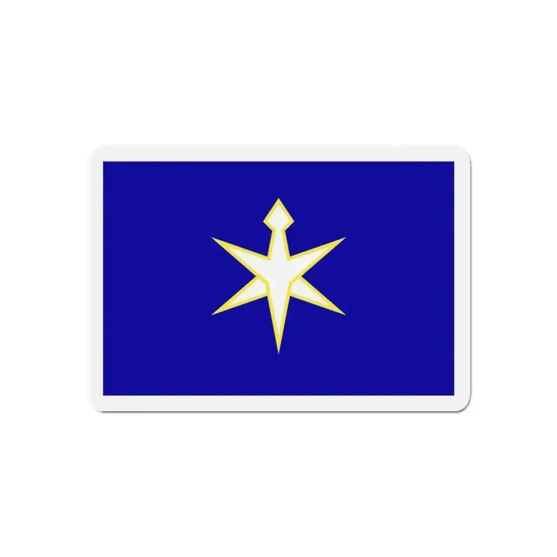 Flag of Chiba Prefecture Japan - Refrigerator Magnet - The Sticker Space