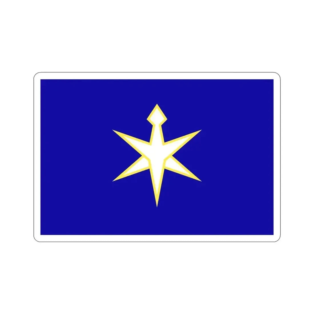 Flag of Chiba Prefecture Japan STICKER Vinyl Die-Cut Decal 3 Inch - The Sticker Space