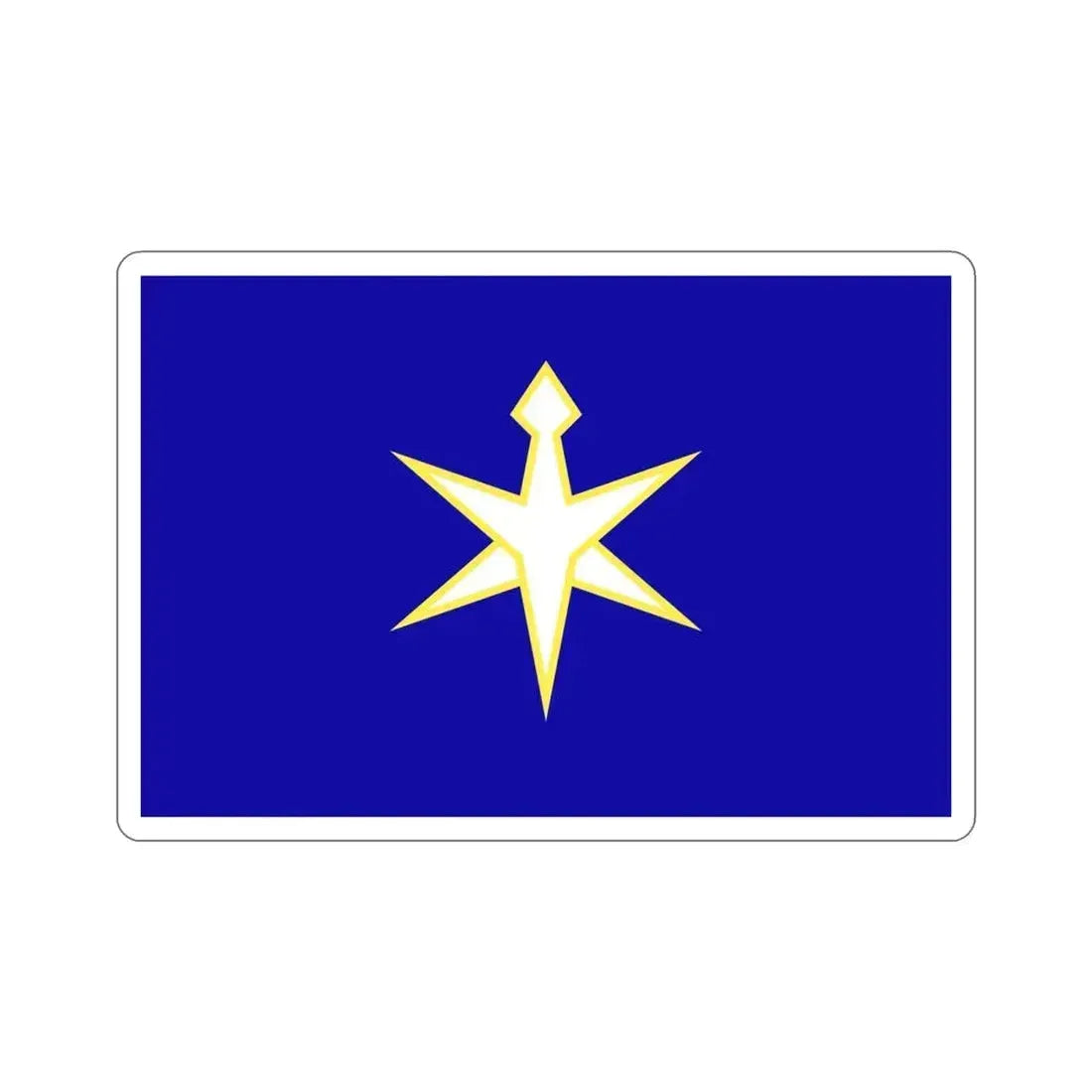 Flag of Chiba Prefecture Japan STICKER Vinyl Die-Cut Decal 4 Inch - The Sticker Space
