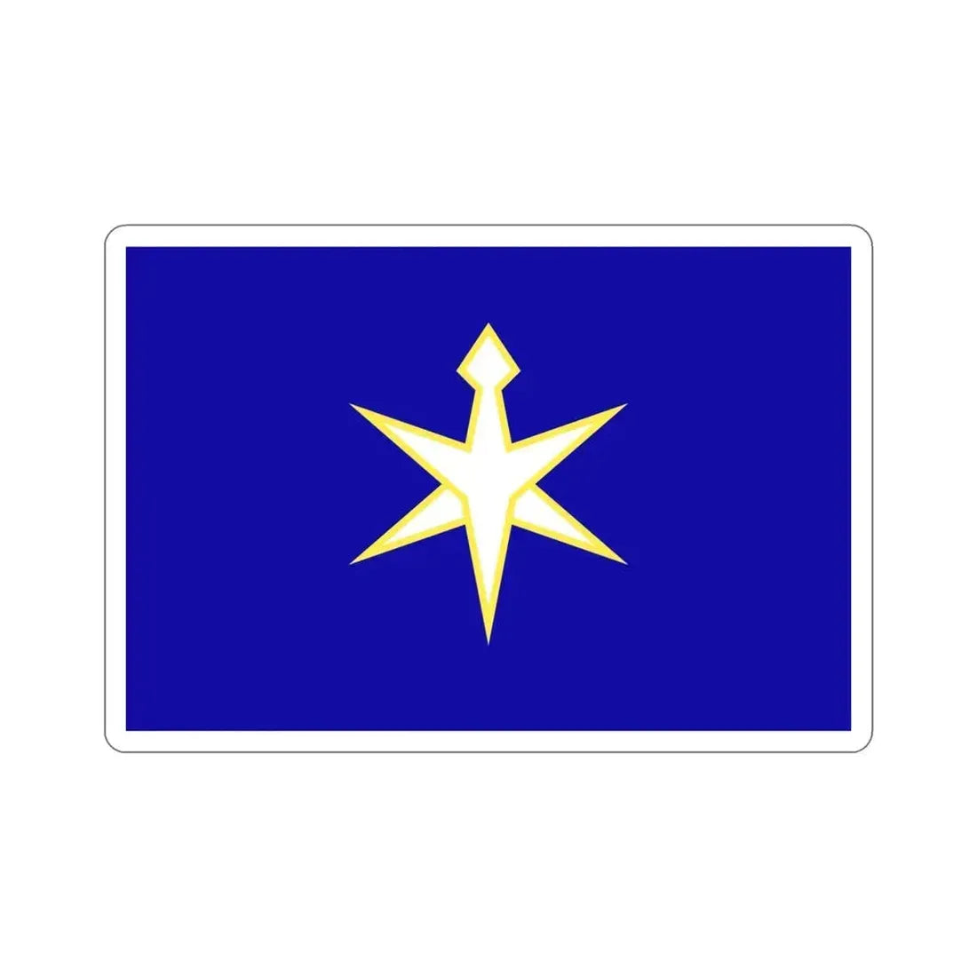 Flag of Chiba Prefecture Japan STICKER Vinyl Die-Cut Decal 4 Inch - The Sticker Space