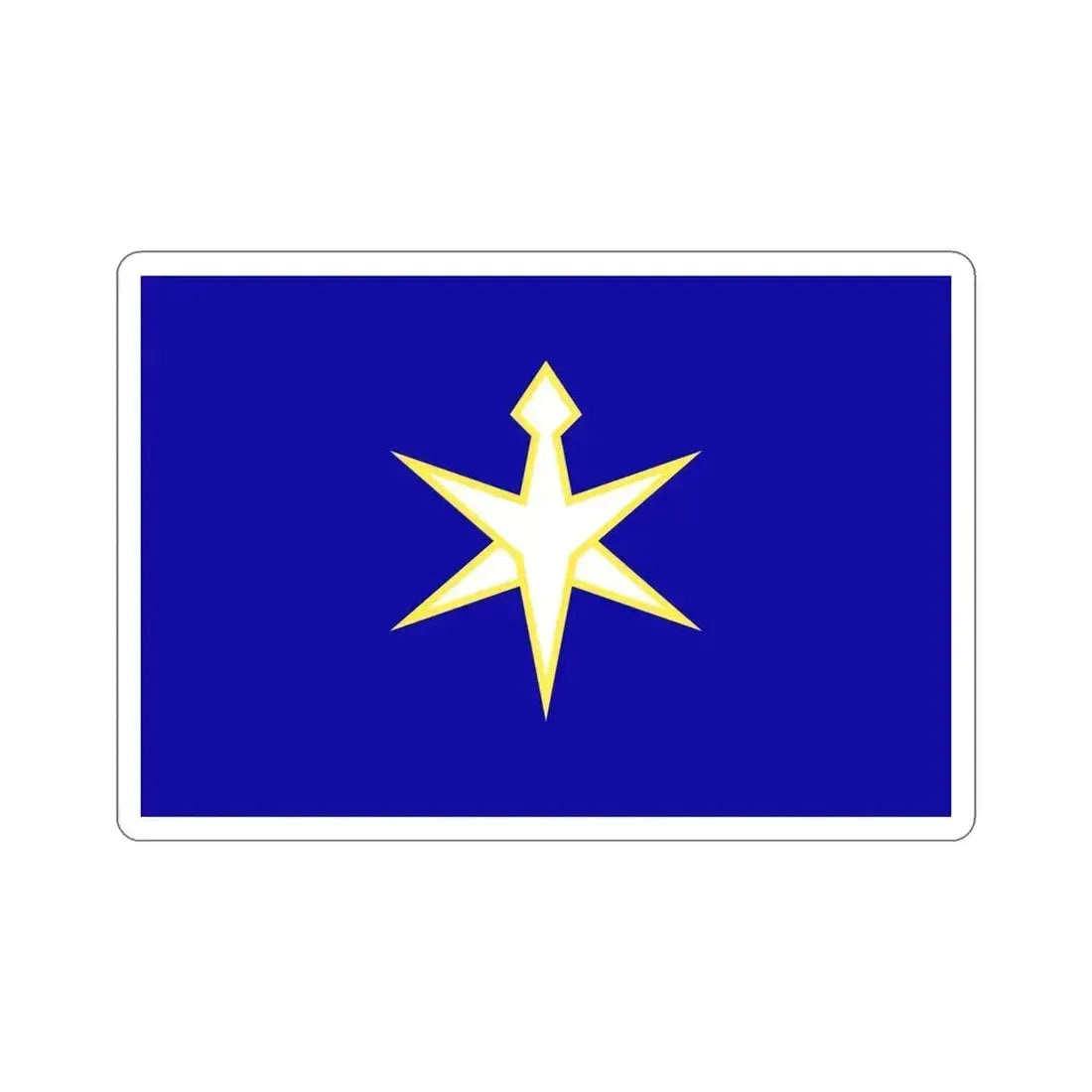 Flag of Chiba Prefecture Japan STICKER Vinyl Die-Cut Decal 5 Inch - The Sticker Space