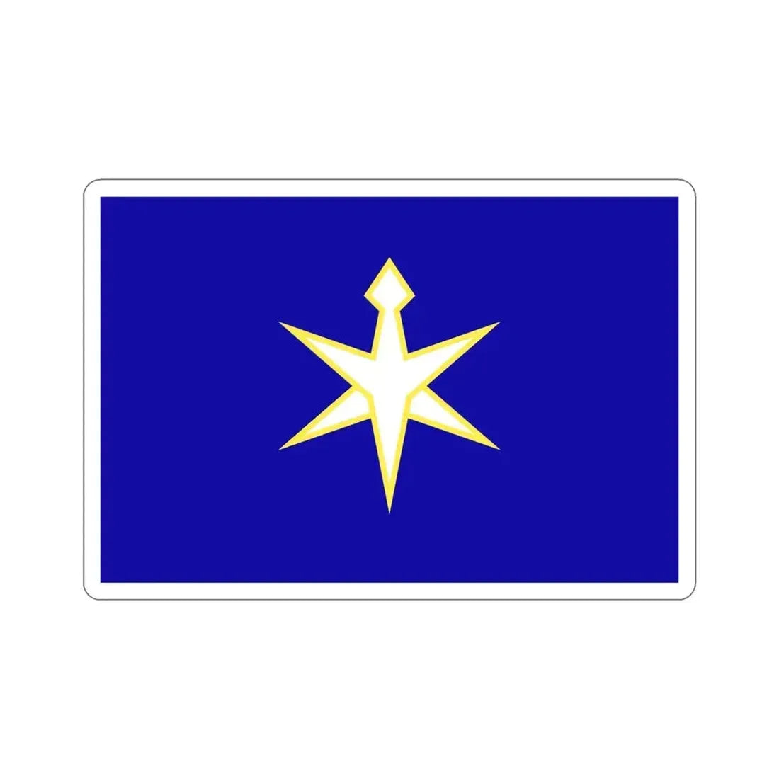 Flag of Chiba Prefecture Japan STICKER Vinyl Die-Cut Decal 5 Inch - The Sticker Space