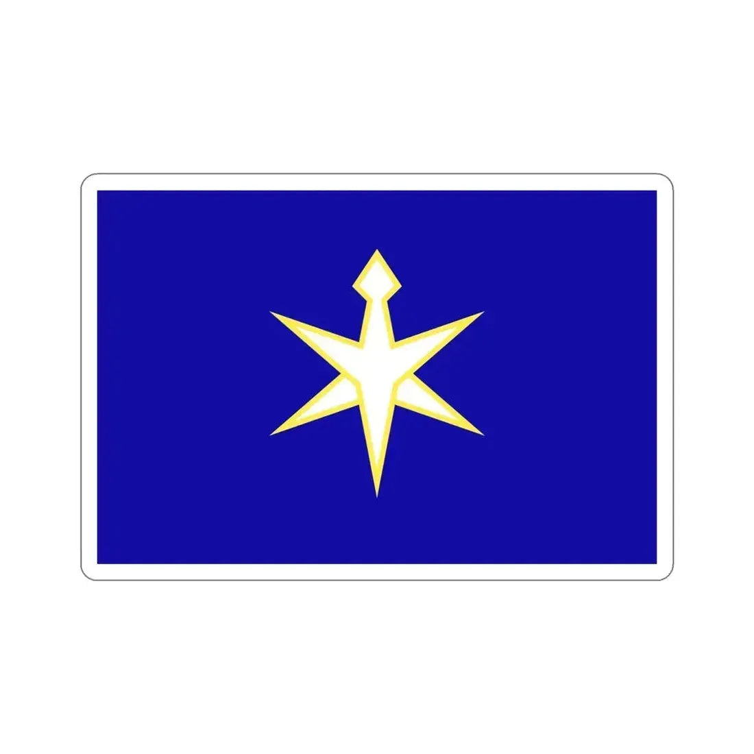 Flag of Chiba Prefecture Japan STICKER Vinyl Die-Cut Decal 6 Inch - The Sticker Space