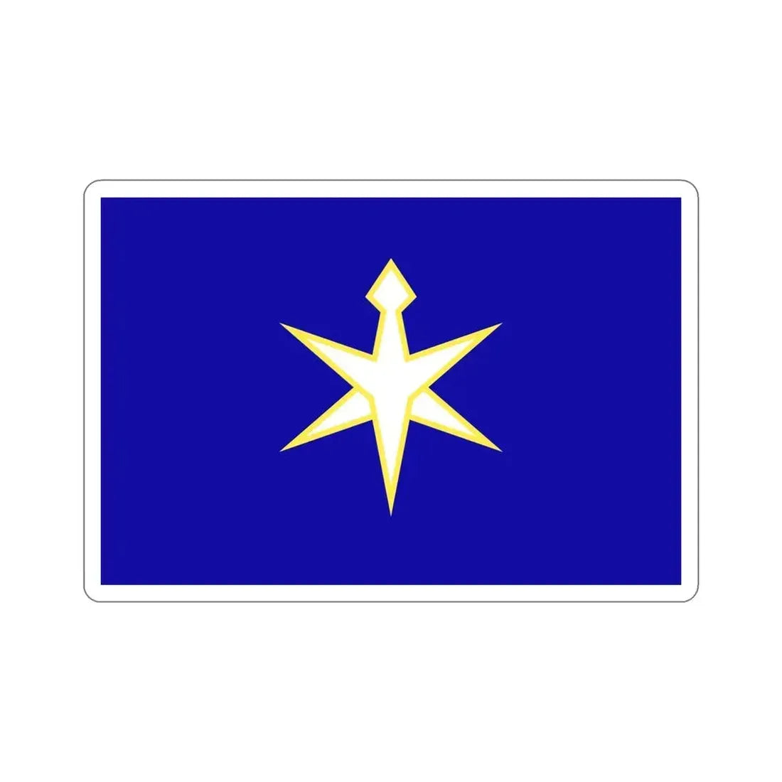 Flag of Chiba Prefecture Japan STICKER Vinyl Die-Cut Decal 6 Inch - The Sticker Space