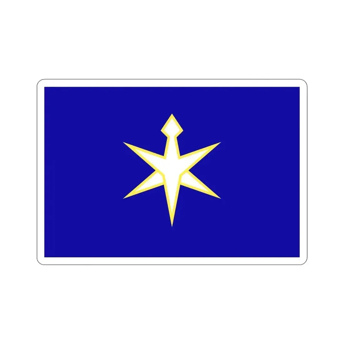 Flag of Chiba Prefecture Japan STICKER Vinyl Die-Cut Decal - The Sticker Space