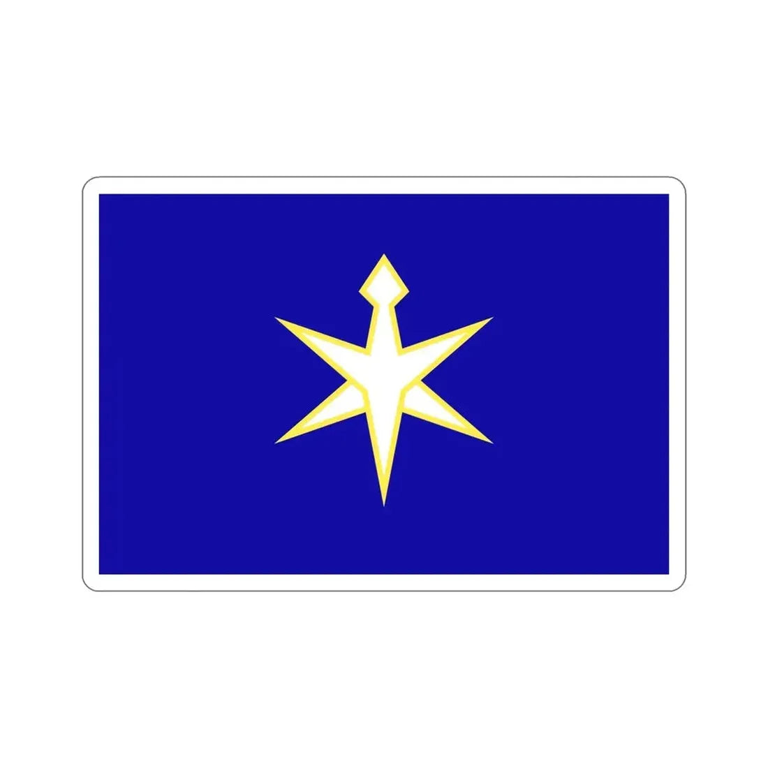 Flag of Chiba Prefecture Japan STICKER Vinyl Die-Cut Decal - The Sticker Space