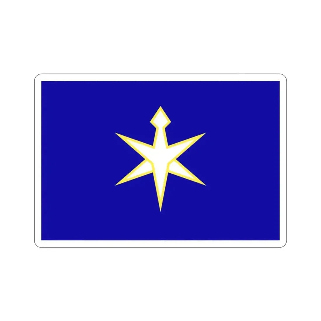 Flag of Chiba Prefecture Japan STICKER Vinyl Die-Cut Decal - The Sticker Space
