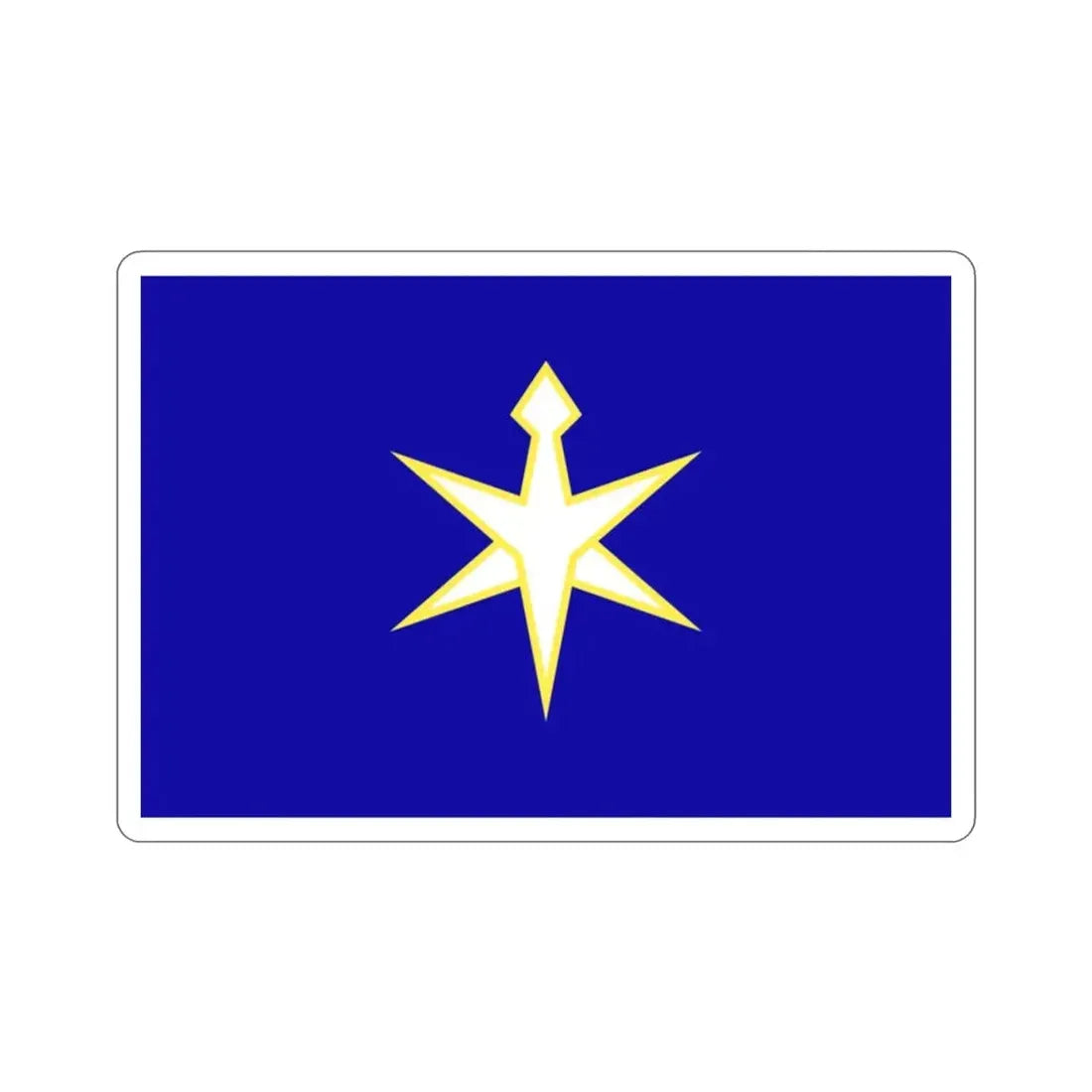 Flag of Chiba Prefecture Japan STICKER Vinyl Die-Cut Decal - The Sticker Space