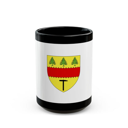 Flag of Chibougamau Canada - Black Coffee Mug-15oz-The Sticker Space