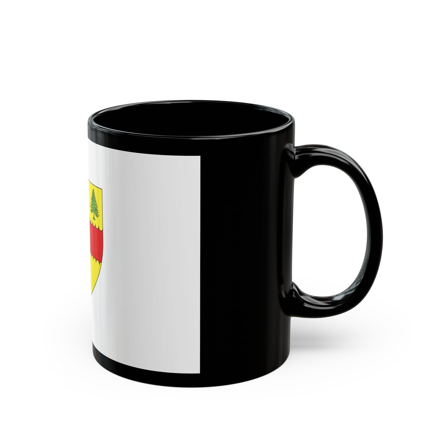 Flag of Chibougamau Canada - Black Coffee Mug-The Sticker Space