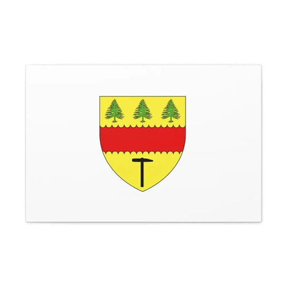 Flag of Chibougamau Canada - Canvas Wall Art 30" x 20" 1.25" - The Sticker Space
