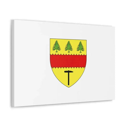 Flag of Chibougamau Canada - Canvas Wall Art - The Sticker Space
