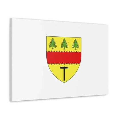 Flag of Chibougamau Canada - Canvas Wall Art - The Sticker Space